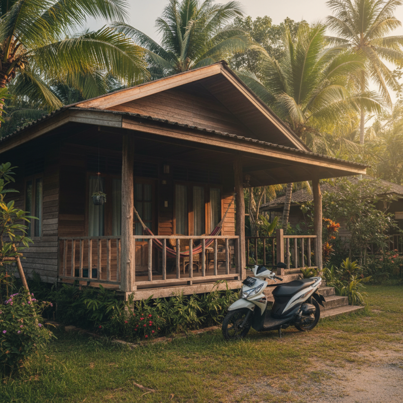 Tropical bungalow for rent on Koh Chang for longstay visitors